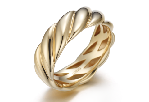 18k Rope Design Ring